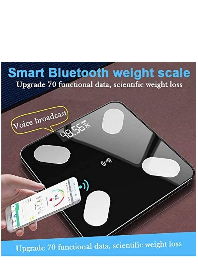 Weight Scales Smart Body Fat Body Composition Scales BMI Analyzer Bluetooth Electronic Weighing Scale, Body Composition Monitors with Smartphone App Useful Gift for Home Family - Image 5