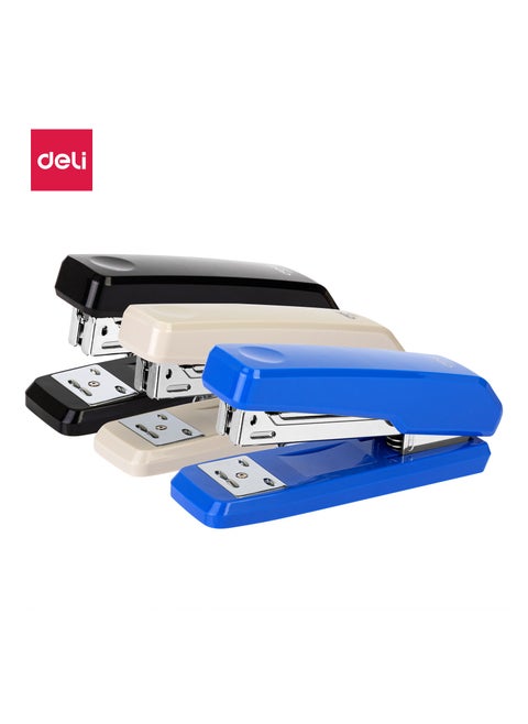 E0326 Stapler – 25 Sheets, Multi-Function with Staple Remover, White/Blue/Black
