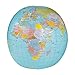 Fun Express Giant Inflatable Globe Beach Ball 33 Inch Educational World Globe for Kids Classroom Learning Earth Ball for Outdoor Play Earth Day Activities Geography Lessons - Image 2