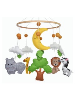 Generic Baby Crib Bed Nursery Mobile Wall Hanging Decor Baby Bed Mobile for Infants Ceiling Mobile Cute and Adorable Hanging Decorations Zoo  - Image 2
