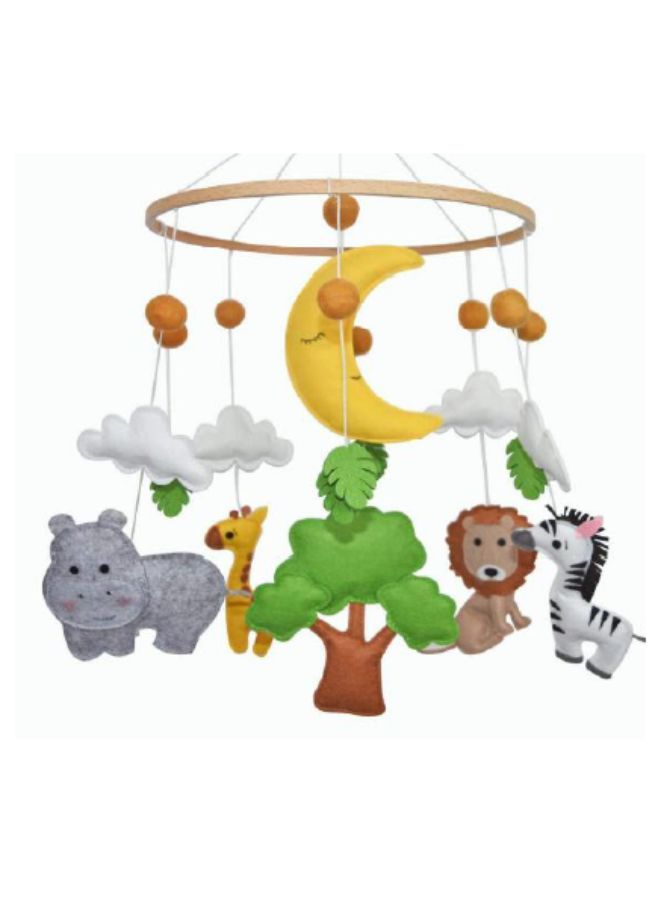 Baby Crib Bed Nursery Mobile Wall Hanging Decor Baby Bed Mobile for Infants Ceiling Mobile Cute and Adorable Hanging Decorations Zoo  - Image 2