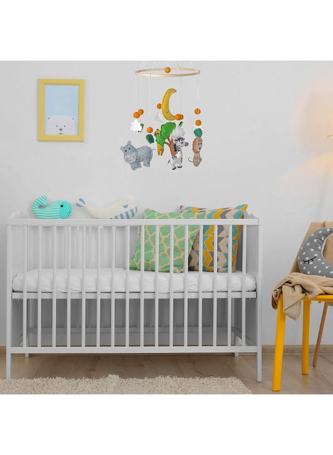 Baby Crib Bed Nursery Mobile Wall Hanging Decor Baby Bed Mobile for Infants Ceiling Mobile Cute and Adorable Hanging Decorations Zoo  - Image 4