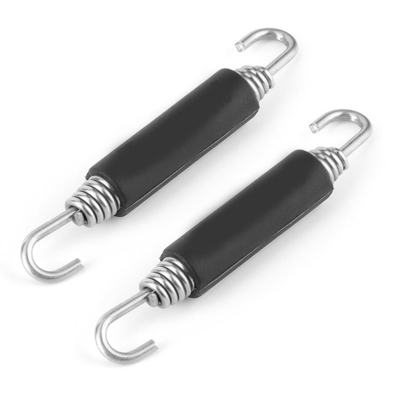 Pair of Stainless Steel Exhaust Pipe Spring Hook Modified Accessory for Motorcycle - Image 2
