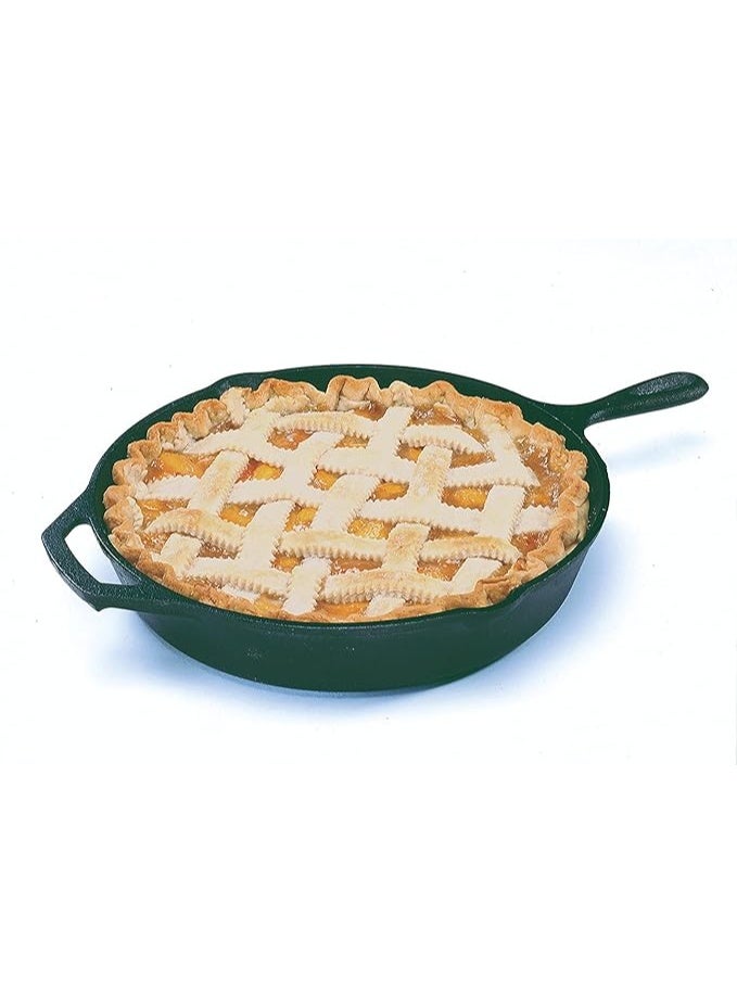 Lodge Seasoned Cast Iron Skillet - 12 Inch Ergonomic Frying Pan with Assist Handle - Image 2
