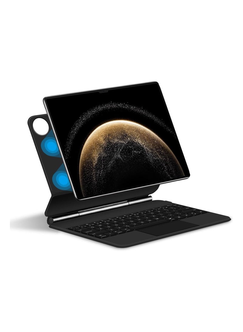 Magnetic Keyboard Case Compatible with Huawei MatePad Pro 13.2-inch 2025 (WEB-W00/W10), Easy-Set Floating Cantilever Stand, Flexible Keys, Precision Multi-Touchpad - Image 1