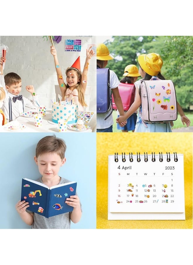 DaiUni 24 Sheets(500+) 3D Puffy Stickers for Toddlers Kids, Bulk Preschool Sticker Sheets for Reward, Craft, Scrapbooking Including Animal, Fruits, Dinosaurs, Fish and More  - Image 5