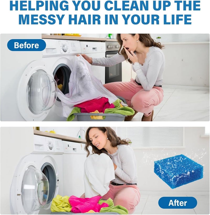 KASTWAVE Pet Hair Remover for Laundry, Effective Laundry Pet Hair Catcher for Washer & Dryer, Reusable Lint Remover, Effortlessly Removes Dog & Cat Hair from Clothes in Washing Machine (6 Pcs) - Image 5