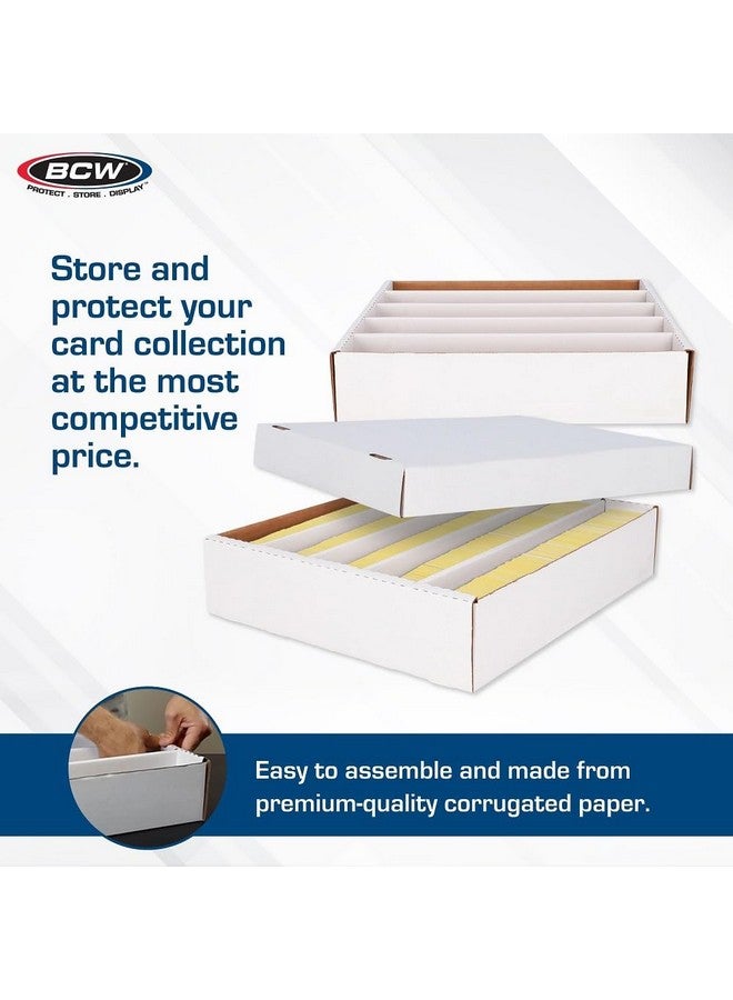 BCW Super Monster 5 Row Trading Card Storage Box | Holds 5000 Standard Trading Cards & 7000 Gaming Cards | Card Storage Box for Sports/Trading Cards - Image 2