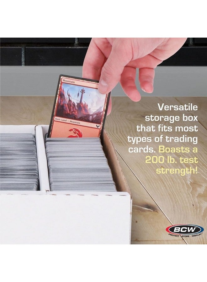 BCW Super Monster 5 Row Trading Card Storage Box | Holds 5000 Standard Trading Cards & 7000 Gaming Cards | Card Storage Box for Sports/Trading Cards - Image 4
