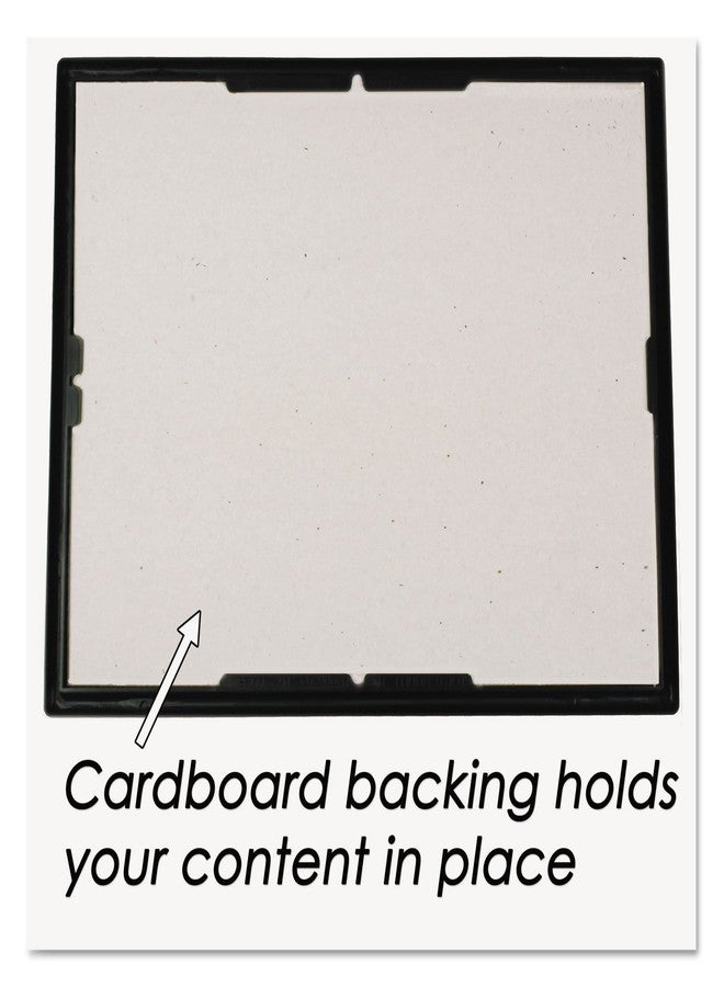 NuDell 11800 EZ Mount Document Frame/Accent, Plastic, 8 x 10, Black/Gold - Image 4