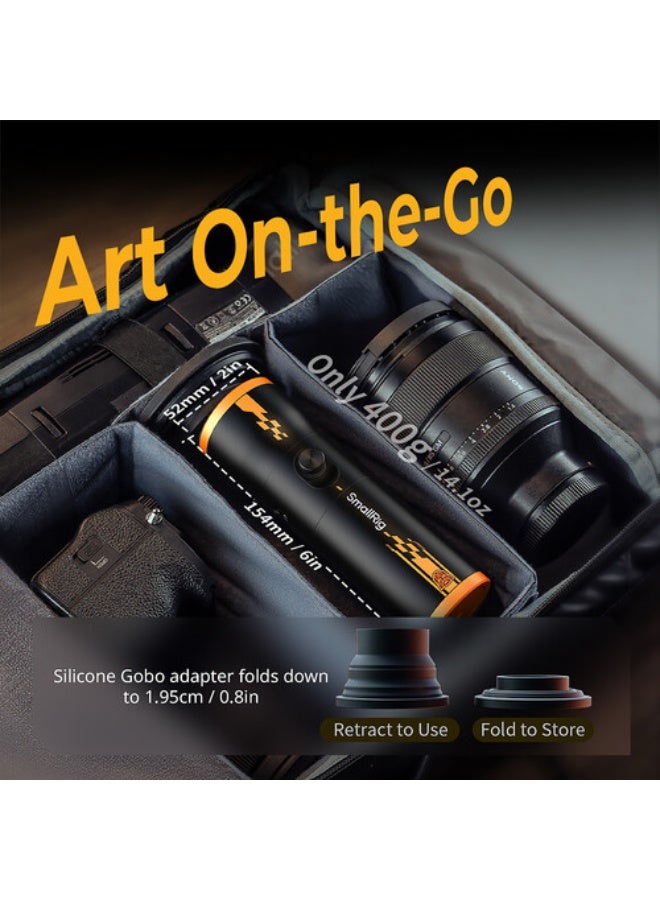 SmallRig RF 10C Portable Focusable LED Video Light "BumbleBee Edition" 5512 - Image 5