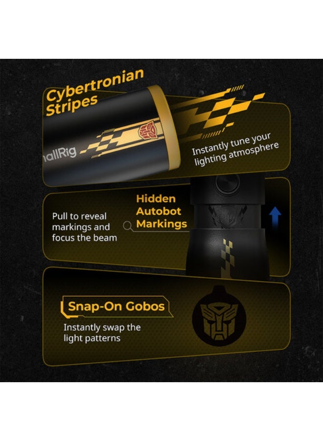 SmallRig RF 10C Portable Focusable LED Video Light "BumbleBee Edition" 5512 - Image 3