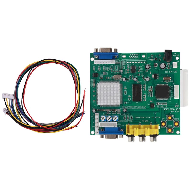 CGA EGA YUV RGB to VGA Video Converter Board for CRT LCD Monitor HD Output - Image 5