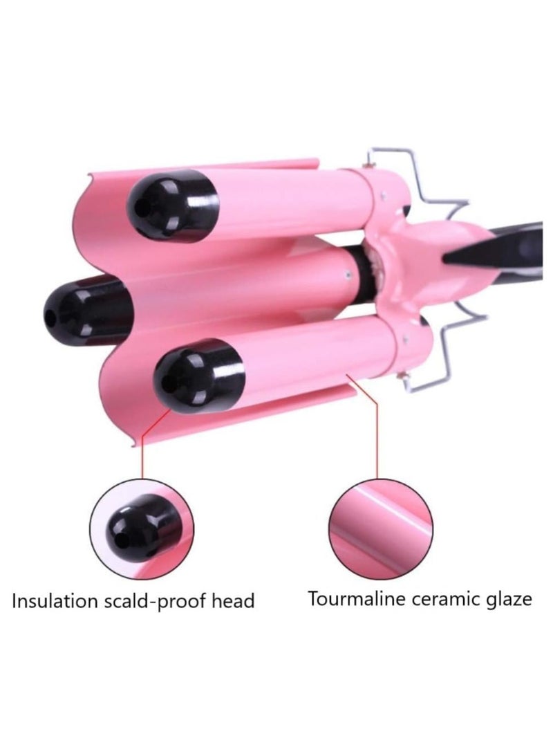 TIGER 3 Barrel Jumbo Curling Iron Wand 32mm, Adjustable Temperature Ceramic Hair Crimper for Big, Beachy Waves – 1.25'' Barrel Curling Iron for All Hair Types – Perfect for Long, Thick, and Curly Hair - Image 2