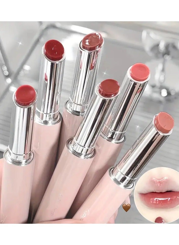 Gege bear ملمع شفاه صلب اختياري، ملمع شفاه خفيف للماء، مرآة، أحمر شفاه جيلي، ترطيب يومي، مكياج الشفاه، مستحضرات تجميل، هدايا عيد الحب - Image 2