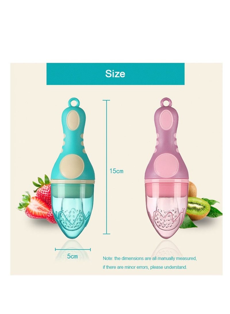 لوكو أداة للتغذية الفاكهة من السيليكون -3 قطعه - Image 4