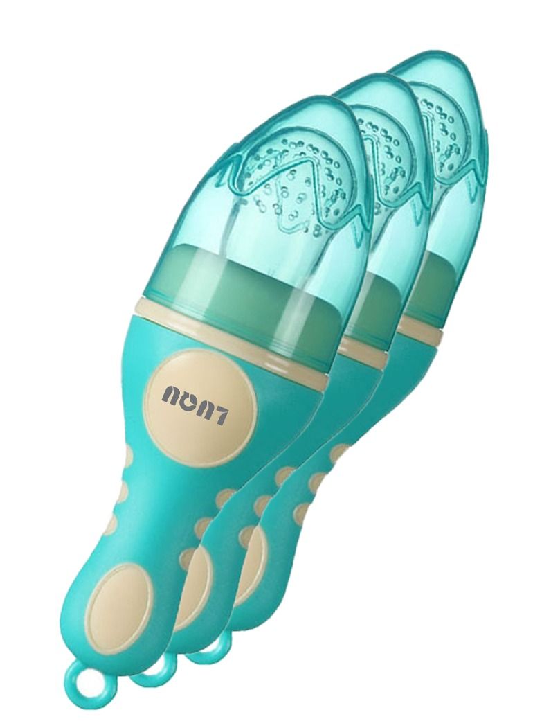 لوكو أداة للتغذية الفاكهة من السيليكون -3 قطعه - Image 1