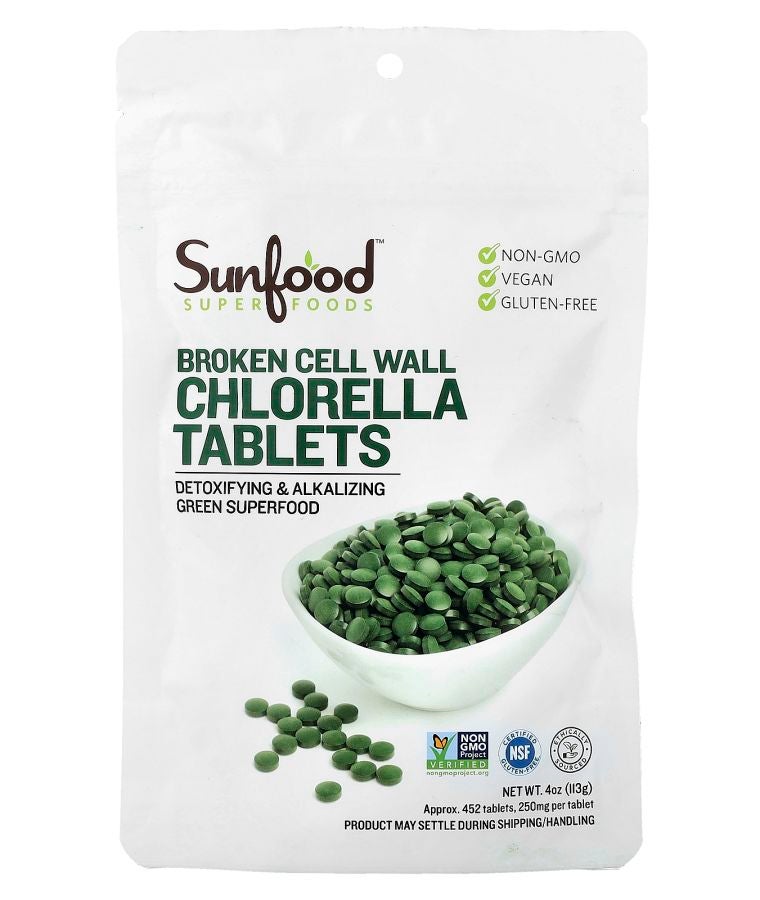 Broken Cell Wall Chlorella Tablets 452 Tablets 4 oz (113 g)