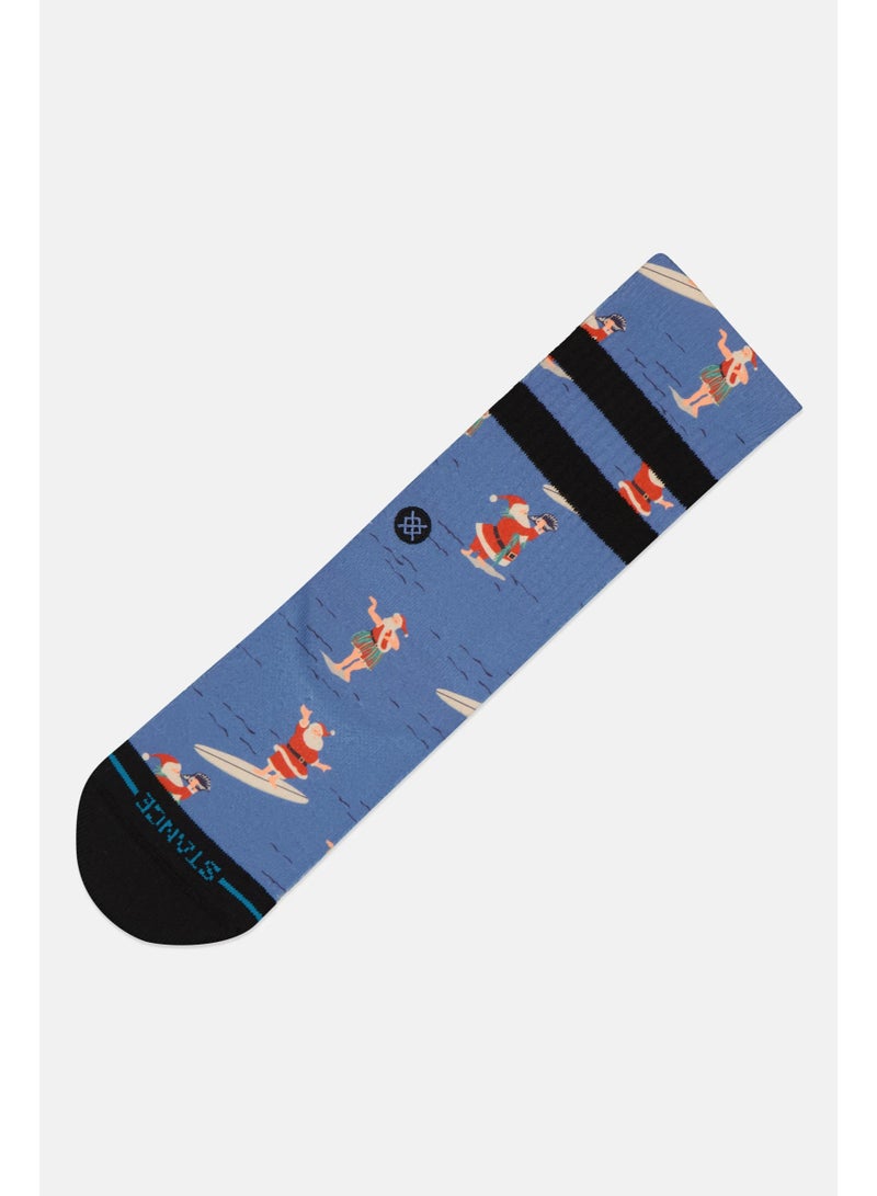 Stance Socks Surfing Santa Crew Blue - Image 4