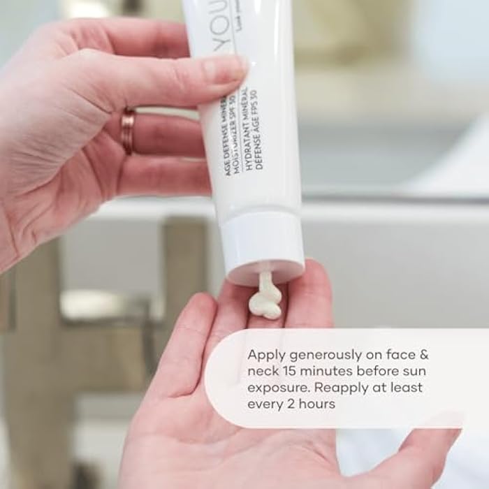 Shaklee - YOUTH - Age Defense Mineral Moisturizer SPF 30 - Mineral-Based with Titanium Dioxide & Squalane - Certified Gluten-Free & Vegan - 1.7 oz - Image 5