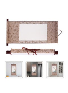 EXCEART EXCEART 2pcs Blank Hanging Scroll Chinese Xuan Paper Art Wall Scrolls for Sumie Calligraphyor Calligraphy  - Image 4