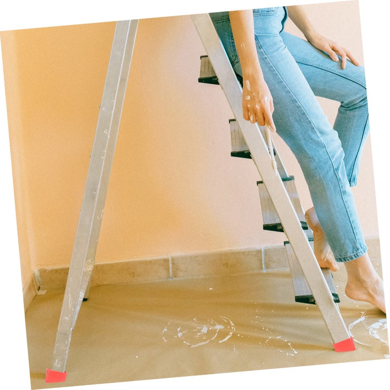 4 Pcs Rubber Ladder Feet Pads Skid Design Protect Floor Indoor Outdoor Use - Image 5