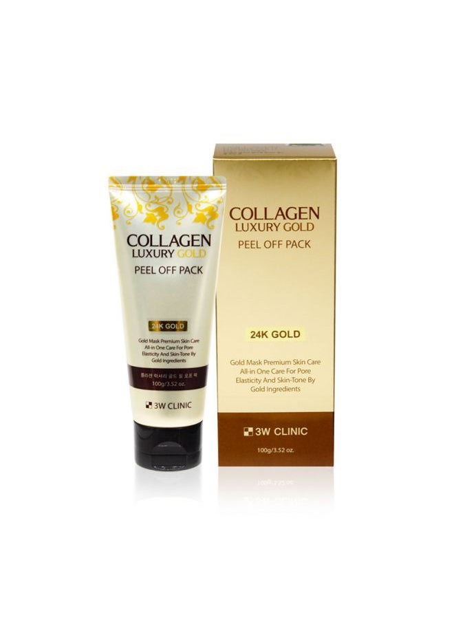 3W CLINIC Collagen Luxury Gold Peel Off Pack 100g 