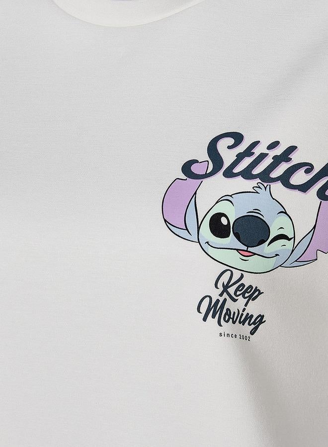 SP Characters Stitch Loose Fit Cotton T-shirt - Image 2