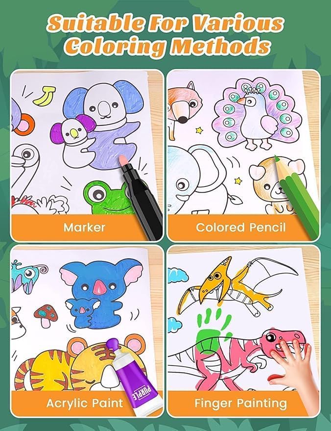 GKN Drawing Paper Roll for Kids 30 X 300 Cm Large Coloring Poster for Toddler Children's Drawing Roll Sticky Drawing Paper Roll Kids Coloring Drawing Paper Roll Art Paper Non Adhesive Birthday Gift - Image 3