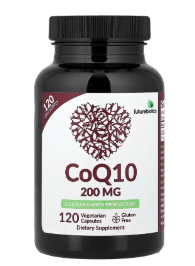 Futurebiotics, CoQ10, 200 mg, 120 Vegetarian Capsules - Image 1