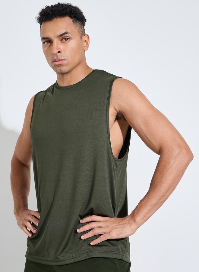 Styli Men Relaxed Fit Sleeveless Tank - Image 1