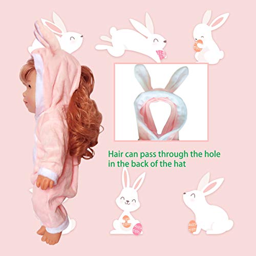 WONDOLL 8Sets Alive BabyDollClothes for 10 inch Baby Dolls 812 inch Handmade Clothing Lovely Hat Dress and Outfits Accessories Christmas Birthday for Little GirlNo Doll - Image 5