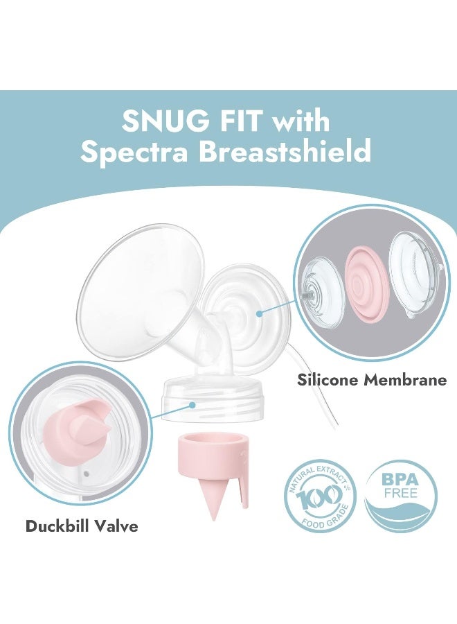 Papablic Duckbill Valves and Silicone Membrane Compatible with Spectra Breastpumps - Image 3