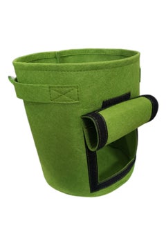 NOVOLAN NOVOLAN Potato Planting Bag Potato Grow Bags Potato Grow Bags Sweet Potato Easy To Pick Buckets Bell Pepper Carrot Flowers Tomato Chili Easy To Plant Diameter 23cm Height 30cm (Green)  - Image 1