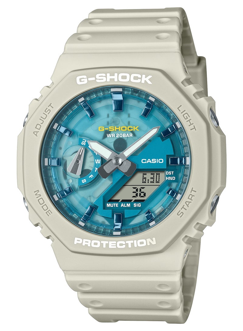 Casio G-shock Analog Digital octagonal Men's Wrist Watch GA-2100AS-5A