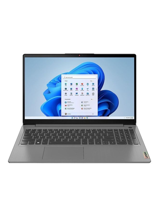 Lenovo IdeaPad 3 (Upgraded Version) Laptop With 15.6-Inch Full HD Display, Core i3-1215U/8GB Ram/256GB SSD/Integrated Intel UHD Graphics/Windows 11 English/Arabic Arctic Grey - Image 1