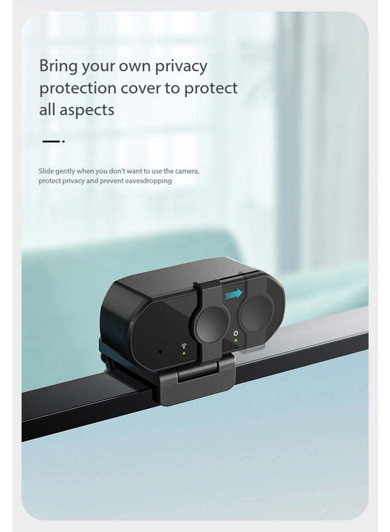 ZetRA Webcams 4K USB Web Camera With Microphone Autofocus 4K Camera PC Computer Laptop Live Streaming 1080P Webcam For Video Calling - Image 5