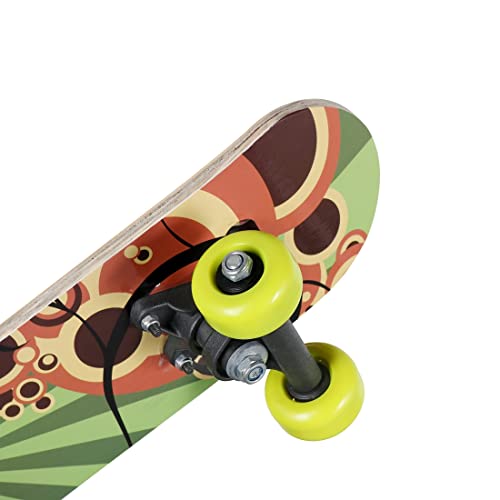 Viva Spin Skate Board 18 | Multicolor | Skateboard for Beginners Boy | Girls | Sports and Training | Set of 1 | Outdoor Skateboard | Professionals | Unisex | - Image 5