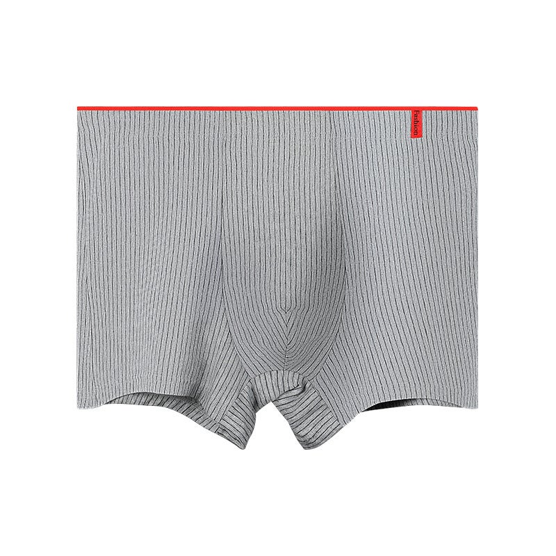 Mens Underwear Cotton Anti-bacterial Mens Four-corner Underpants Mens Short Underpants Sports Boxers Fashionable plus size Underpants Flower ash room 