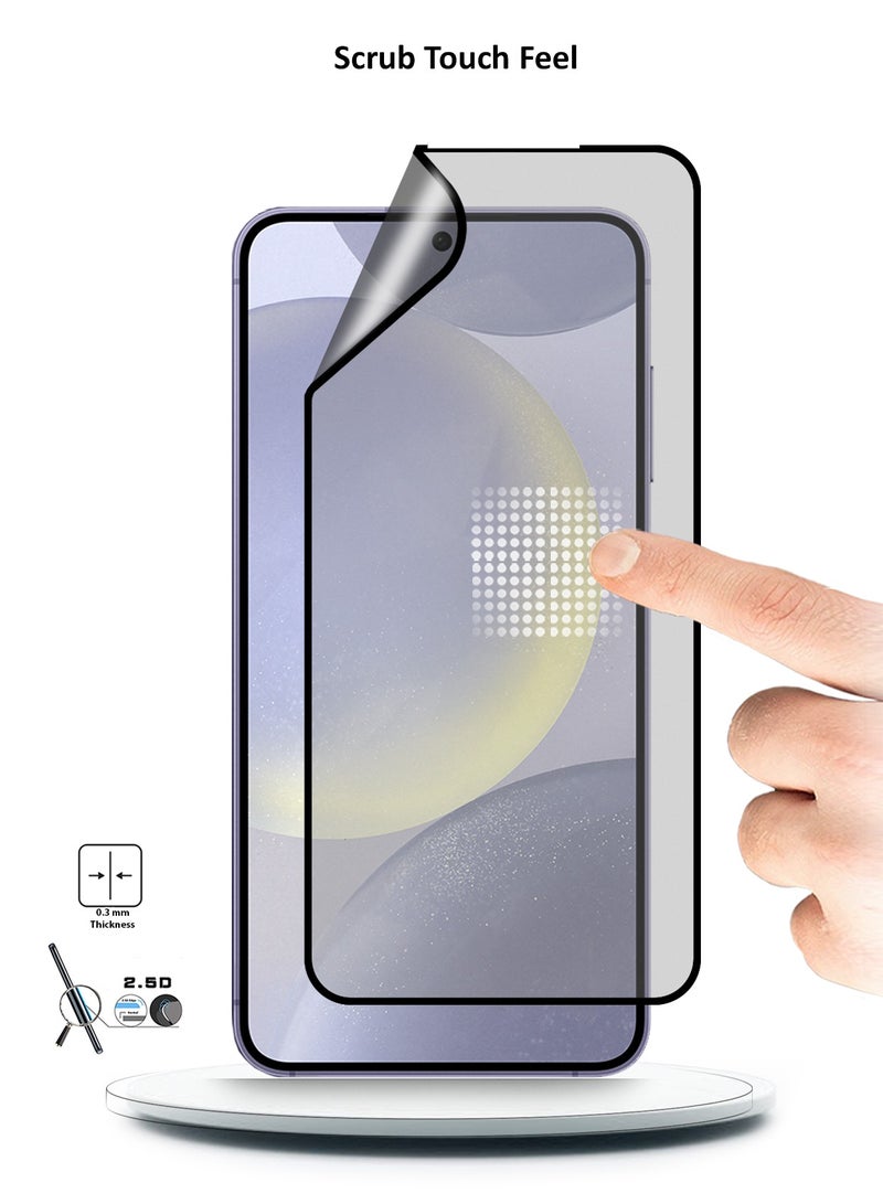 Wtech Ceramic Full Glue Full Cover Flexible Screen Protector For Samsung Galaxy S24+ / S24 Plus 5G 2024 Clear/Black - Image 3