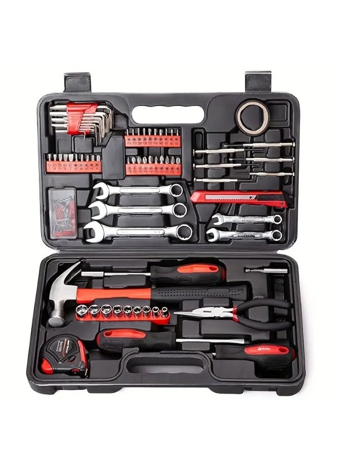 Generic 146pcs Home Hardware Tool Set, Uncharged Manual Wrench Kit with Case, No Battery Required, Complete Household Toolbox  - Image 4