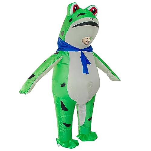 Stegosaurus Inflatable Costume Adult Frog Halloween Cute Animal Costumes Funny Blow Up Suit for Men Women Cosplay Party - Image 1