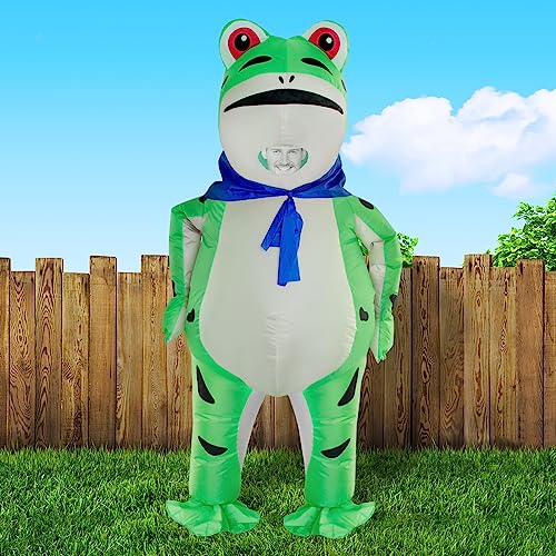 Stegosaurus Inflatable Costume Adult Frog Halloween Cute Animal Costumes Funny Blow Up Suit for Men Women Cosplay Party - Image 4