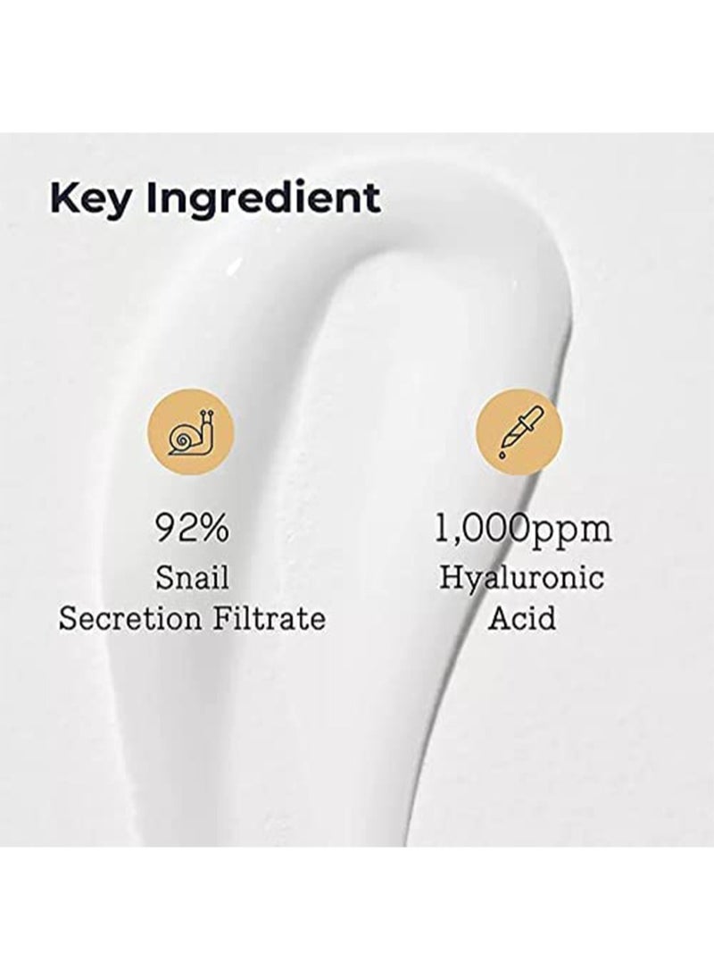 CARVENCHY - Advanced Snail 96 Mucin Power Essence+Advanced Snail 92 Repairing All in One Cream+Advanced Snail Peptide Eye Cream-Ultimate Glass Glow Moisturizing Set with Snail Mucus for Dry, Sensitive Skin - Image 1
