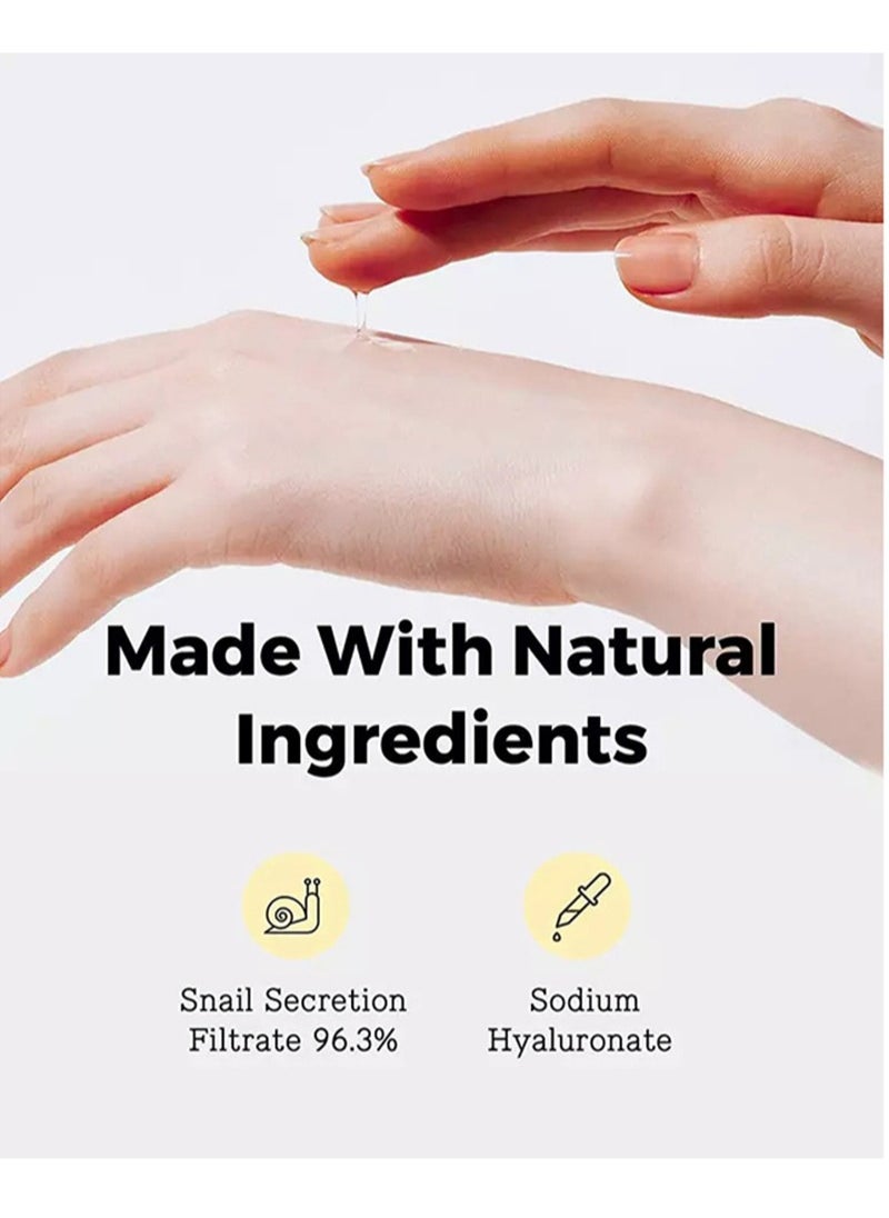 CARVENCHY - Advanced Snail 96 Mucin Power Essence+Advanced Snail 92 Repairing All in One Cream+Advanced Snail Peptide Eye Cream-Ultimate Glass Glow Moisturizing Set with Snail Mucus for Dry, Sensitive Skin - Image 1