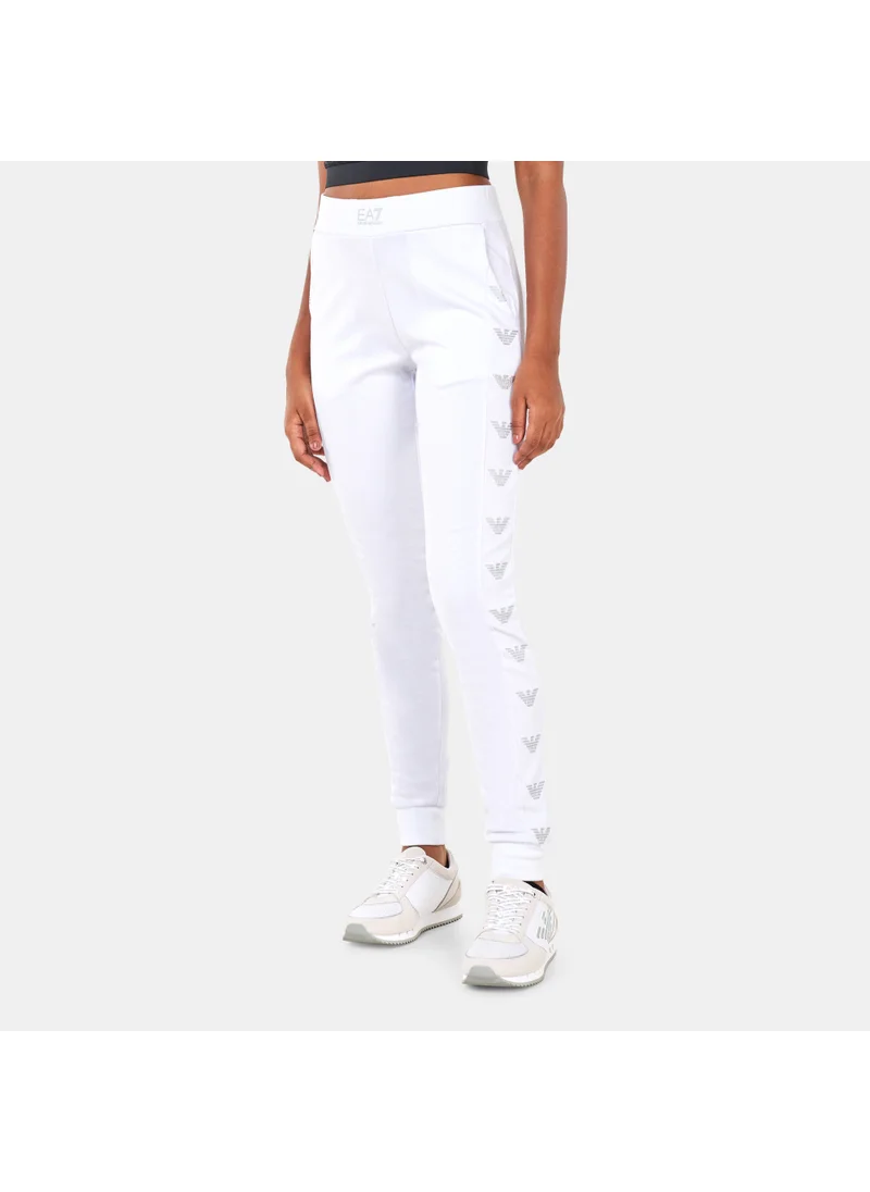 EA7 Emporio Armani Women's Train Logo Series Multi Logo Sweatpants