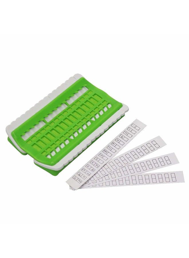 D&D Embroidery Floss Organizer, Plastic & Foam, 6.9 by 4.3 by 0.9 inches Large green DS2459 - Image 2