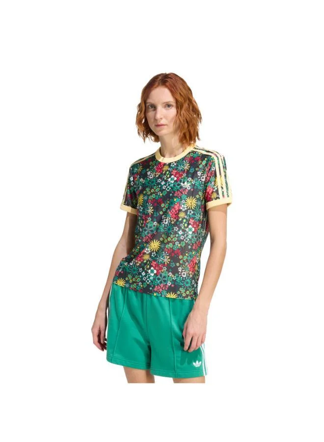 ADIDAS ORIGINALS X LIBERTY LONDON 3 STRIPES T-Shirt