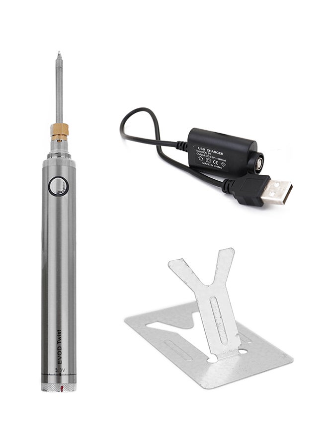 Loquat Wireless Charging Soldering Iron With USB Welding Tool Multicolour 15.00x4.00x10.50centimeter - Image 1