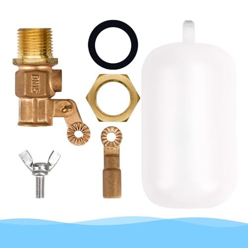 MUDUOBAN Float Valve,1/2 Inch Water Float Valve, Automatic Fill and Shut Off Float Ball Valve with Adjustable Arm for Pool,Pond, Water Trough, Automatic Water System,Fountain - Image 4